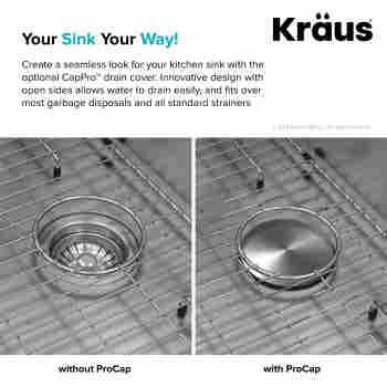 Kraus Stc 2 Cappro Removable Decorative Drain Cover Qualitybath Com