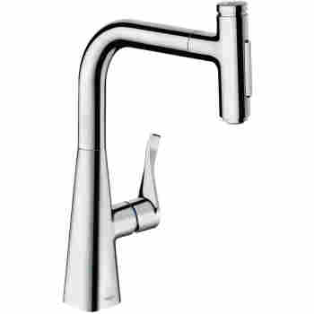 Hansgrohe 73822001 Metris Select Pull Out Bar Faucet Qualitybath Com