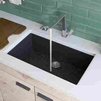 Alfi Brand Ab3020um T 29 7 8 Granite Composite Undermount Kitchen Sink Qualitybath Com