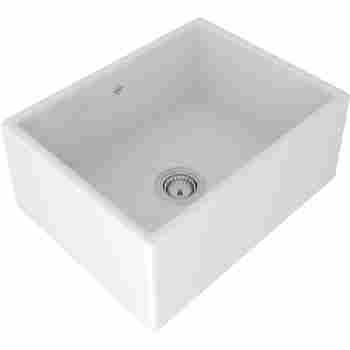 Rohl Ms2418wh Shaws 24 Classic Shaker Modern Fireclay Kitchen Sink Qualitybath Com