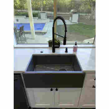 Plymouth 30 Granite Composite Farmhouse Apron Sink