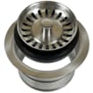 Complete Stopper & Strainer Unit Waste Disposer Trim - Extended Flange (for use with garbage disposal)