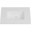 31 Inch Solid Surface Top with Undermount Sink