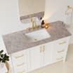 49 Inch Solid Surface Top with Undermount Sink