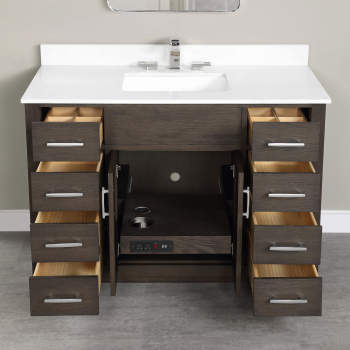 Fairmont Designs 1552 V48 Brookings 48, Valor 48 Single Bathroom Vanity Set With Mirror