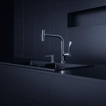 Axor 39862 Citterio Pull-Out Kitchen Faucet With Sbox ...