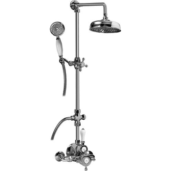 Exposed Showers Exposed Thermostatic Shower System with Handshower (Rough &  Trim)