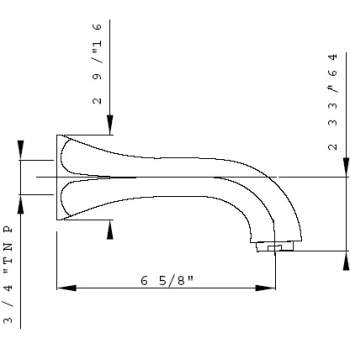 ROHL A1803STN TUB FILLERS Satin Nickel 