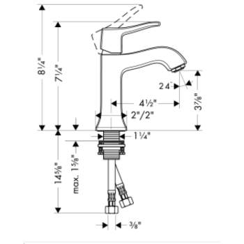 Hansgrohe Metris C Einlochbatterie Ohne Zugstange – Moderne Küchenarmatur Chrom