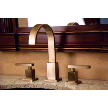 Newport Brass Secant 2040/04 Widespread Bathroom Sink Faucet Satin Brass*READ*