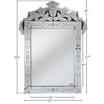 Venetian mirror medicine cabinet deals