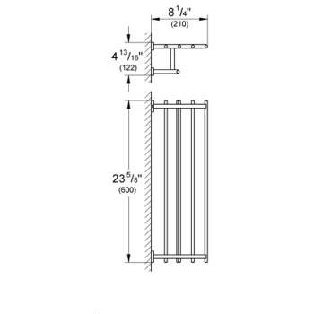 Grohe multi towel rack top