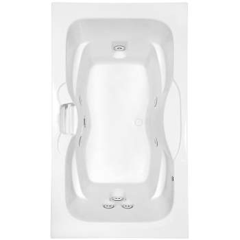 Aquatic W7242R BI Estate Collection Clearwater Whirlpool Tub QualityBath