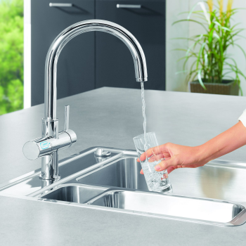 Bevriezen weerstand Spotlijster Grohe 31251DC2 Blue Chilled And Sparkling 2.0 | QualityBath.com