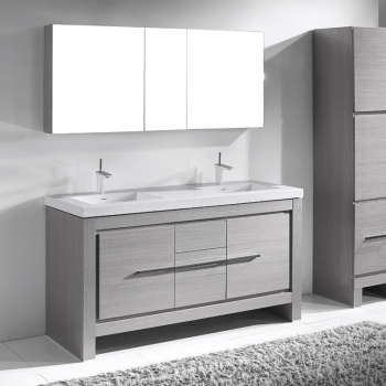 59 bathroom vanity hot sale double sink