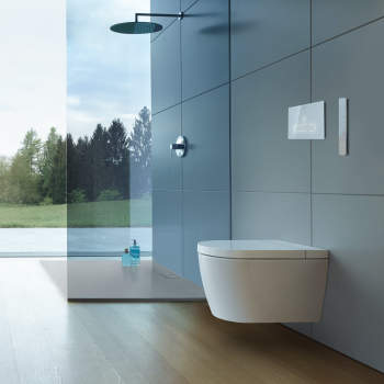 Duravit 218901+612000 Me By Starck One Piece Rimless Toilet With 