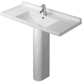 Duravit 030410 Starck 3 Washbasin For Pedestal Or Siphon Cover 