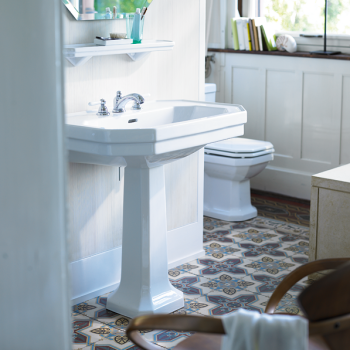 Duravit 0438700000 1930 Series Washbasin For Pedestal