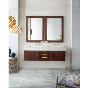 James Martin 389-V59D Mercer Island 59 Bathroom Vanity With Radiant Gold  Hardware