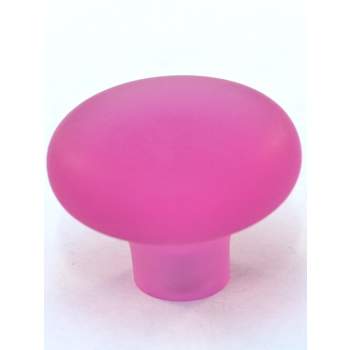 Cal Crystal 1-502 Exxel Pink Mushroom Knob | QualityBath.com