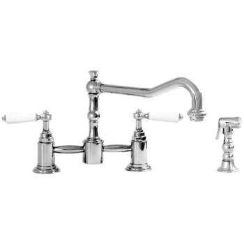 Pillar Style Kitchen Faucet with Handspray