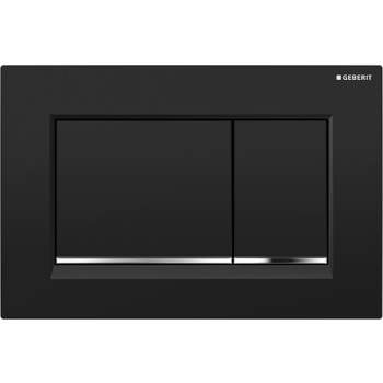 Geberit Sigma 10 square placca di comando monotasto bianco lucido