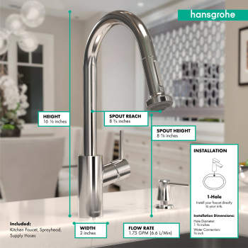 Hansgrohe 14877 Talis S Kitchen Faucet