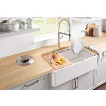 Kitchen design: get the dish rack off the counter. - VICTORIA