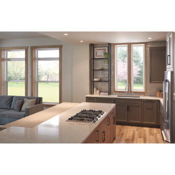Delta 2390L-RB-DST Broderick Two Handle Pull Down Bridge Kitchen