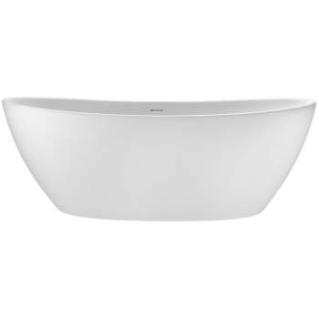 MTI S246A-WH-MT Elise Freestanding Soaker Tub | QualityBath.com
