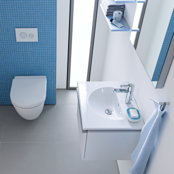 しばらくおやすみですマントルピース Duravit 2544090092 Darling New Wall Mounted Toilet | QualityBath.com