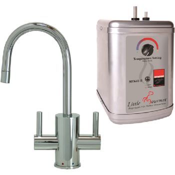 Mountain Plumbing MT1841DIY-NL Hot u0026 Cold Water Faucet With Hot Water Tank  | QualityBath.com
