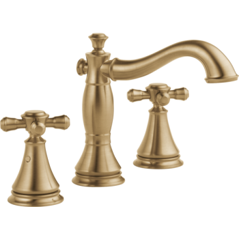 Delta 3597LF-MPU-LHP Cassidy Two Handle Widespread Bathroom Faucet