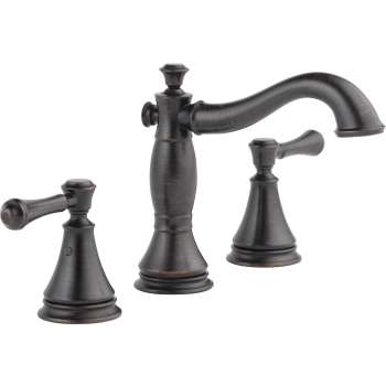 Delta 3597LF-MPU Cassidy Two Handle Widespread Bathroom Faucet 