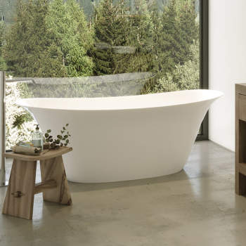 MTI S408-WH-GL Maricela Soaker Tub | QualityBath.com