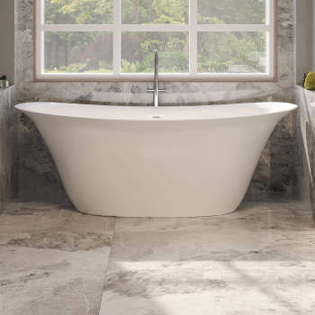 【2024年製 新品】 Maricela S408-WH-GL MTI Soaker QualityBath.com | Tub 美容液