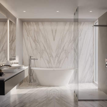 MTI S408-WH-GL Maricela Soaker Tub | QualityBath.com