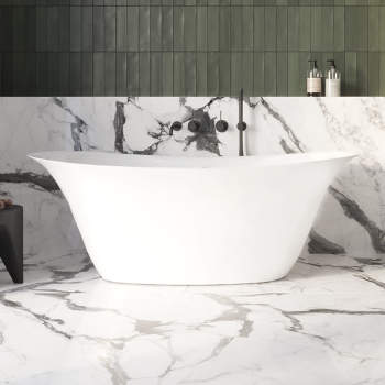 MTI S408-WH-GL Maricela Soaker Tub | QualityBath.com