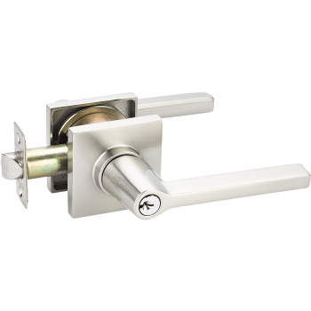 Door Lever Helios Modern rosette (Polished Chrome) Dummy