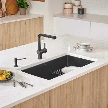 Blanco 443251 Linus Pullout Kitchen Faucet With Dual Spray