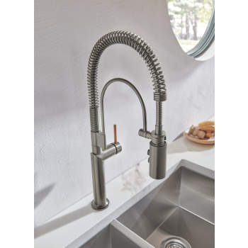 Brizo 63375LF Odin Semi-Professional Kitchen Faucet - Less ...