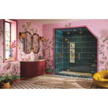 Brizo 83965 Beauclere Shower Arm And Flange | QualityBath.com
