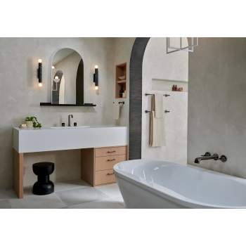 Brizo 65368LF-BNXLHP-ECO Allaria Widespread Faucet With Square