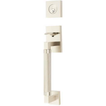 大人気アイテム Select With Set  Entry Tubular Sectional Knurled Hercules 4217US14.RAUS26.HAUS26.LH Emtek Interior QualityBath.com | Handle ウェア