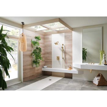 Brizo 74799-SL Essential Shower Series Linear Square Slide