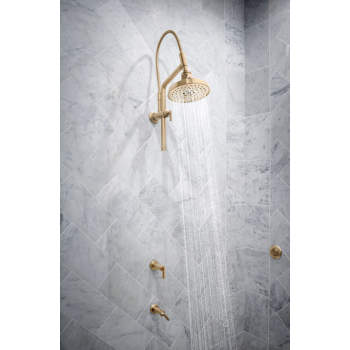 Brizo 81376 Invari Slide Bar Shower Arm And Flange | QualityBath.com