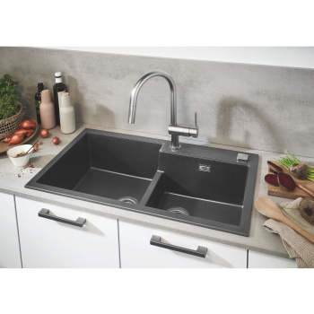 ぉみ GROHE 31378DC3 Minta Pull-Out Kitchen Faucet with Sprayer