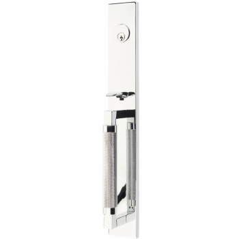 Emtek 4218 Hercules Knurled Monolithic Single Cylinder Entrance