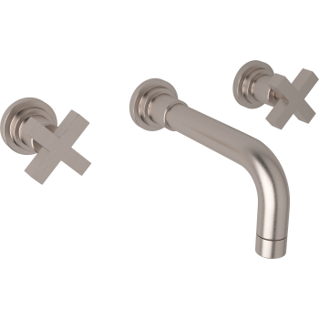 Rohl A2207 Lombardia Wall Mount Widespread Lavatory Faucet | QualityBath.com