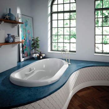 Bain Ultra BAMVOUP0N Amma Oval Soaker Tub | QualityBath.com